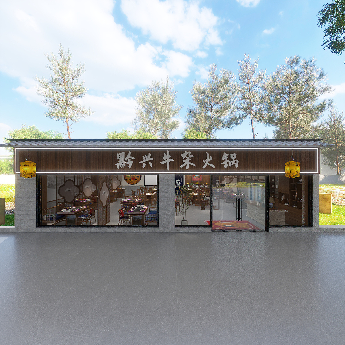 火锅店是什么样手工串珠